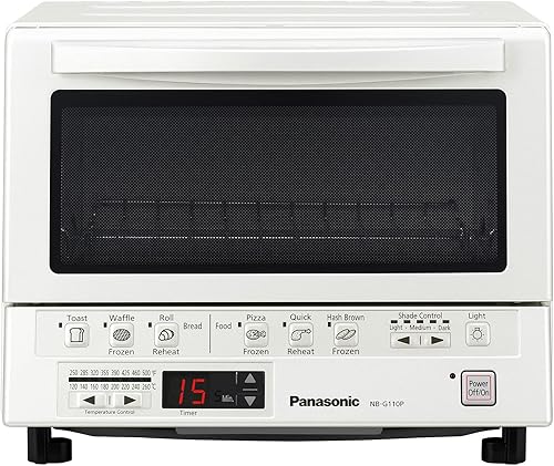 Vista 10 de Horno tostador Panasonic Flash Xpress, Blanco Blanco,Negro -,Plateado mate,Acero inoxidable,plateado