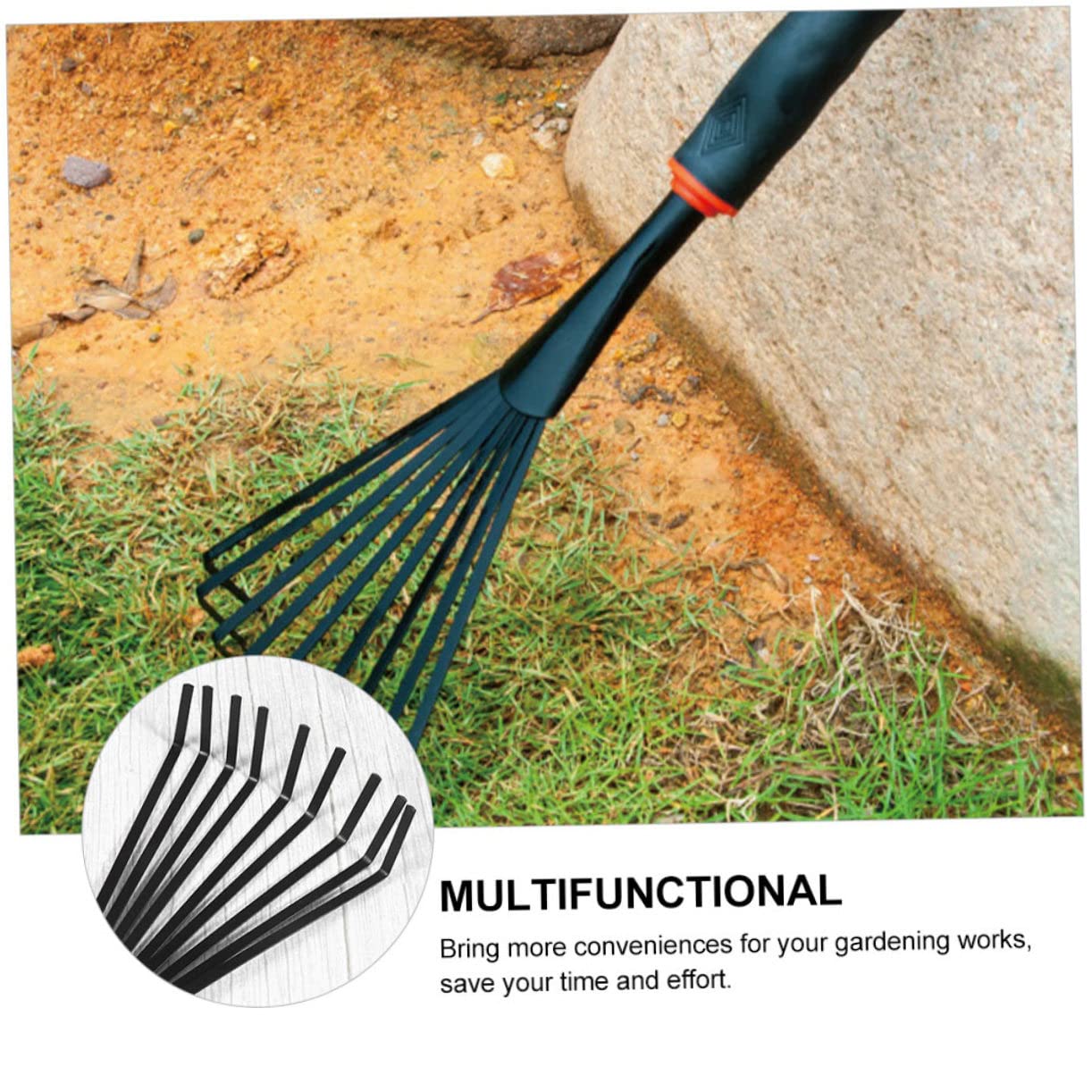 Toyvian 2 Sätze Handgärten Rechen Mit Ergonomischem Griff Gartenrechen Für Effiziente Gartenpflege Für Und Unkrautentfernung Für Gartenliebhaber 2 Stück * 2