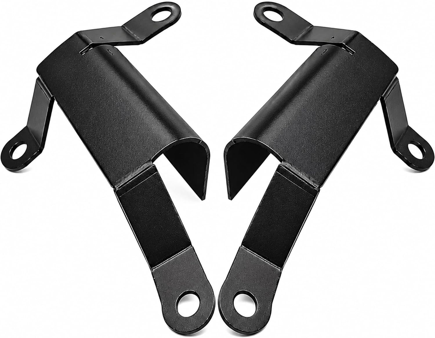 Rear Underbody Air Deflector Set Compatible with 2022-2026 Chevrolet Corvette Stingray and 2024-2026 E-Ray, C8 Generation, Left Right Black Aluminum Shields, Replaces 85580653 85580654