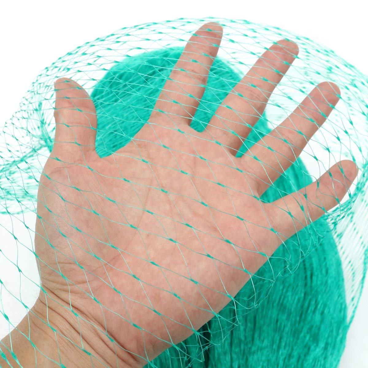 2 x GARDEN PEA NETTING 4M x 10M EACH - FOR FRUIT, VEGETABLES, PLANTS, POTS SEEDS, ANTI BIRD PROTECTION - FINE MESH NETS FOR GARDEN/OUTDOOR/FISH POND