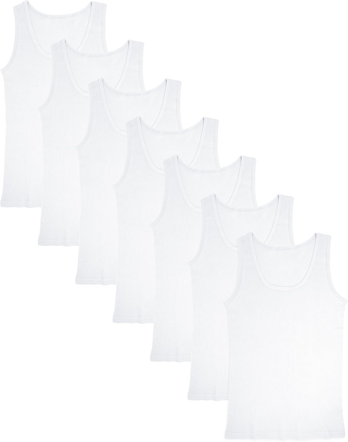 Andrew Scott Women's Slim -Fit Tank Top | Soft & Breathable Cotton Camisoles| Multi Packs & Colors