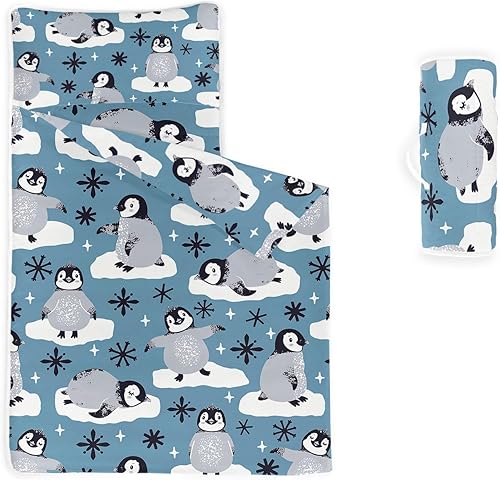 Miniatura 6 de Datura home Tapete para siesta  Saco de dormir de animales con almohada extraíble  Juego de ropa de cama para guardería y fiestas de pijamas,