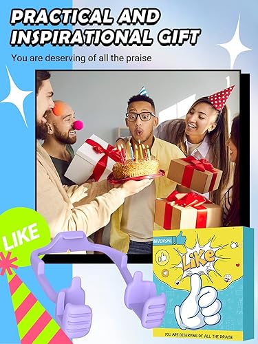 Miniatura 8 de Soporte universal para tablet para adolescentes, niñas, niños, para iPad, compatible con pulgares hacia arriba, soporte para teléfono celular