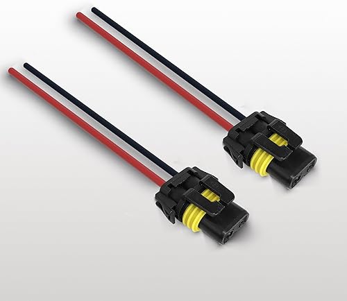 Miniatura 7 de 9005 9006 - Arnés de cableado hembra para faros delanteros antiniebla (paquete de 2)