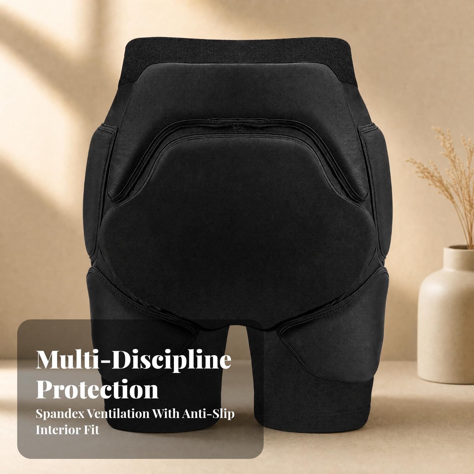 Hose mit hocichtschaumpolsterung gepolstert gepolsterte Hose eng anliegend gepolsterte Shorts für Training , XXS