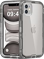 Vista 61 de Funda para iPhone 11 Pro Max, resistente a los golpes, protección contra caídas, funda protectora transparente de doble capa compatible con iPhone