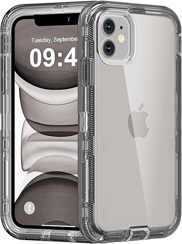 Miniatura 61 de Funda para iPhone 11 Pro Max, resistente a los golpes, protección contra caídas, funda protectora transparente de doble capa compatible con iPhone
