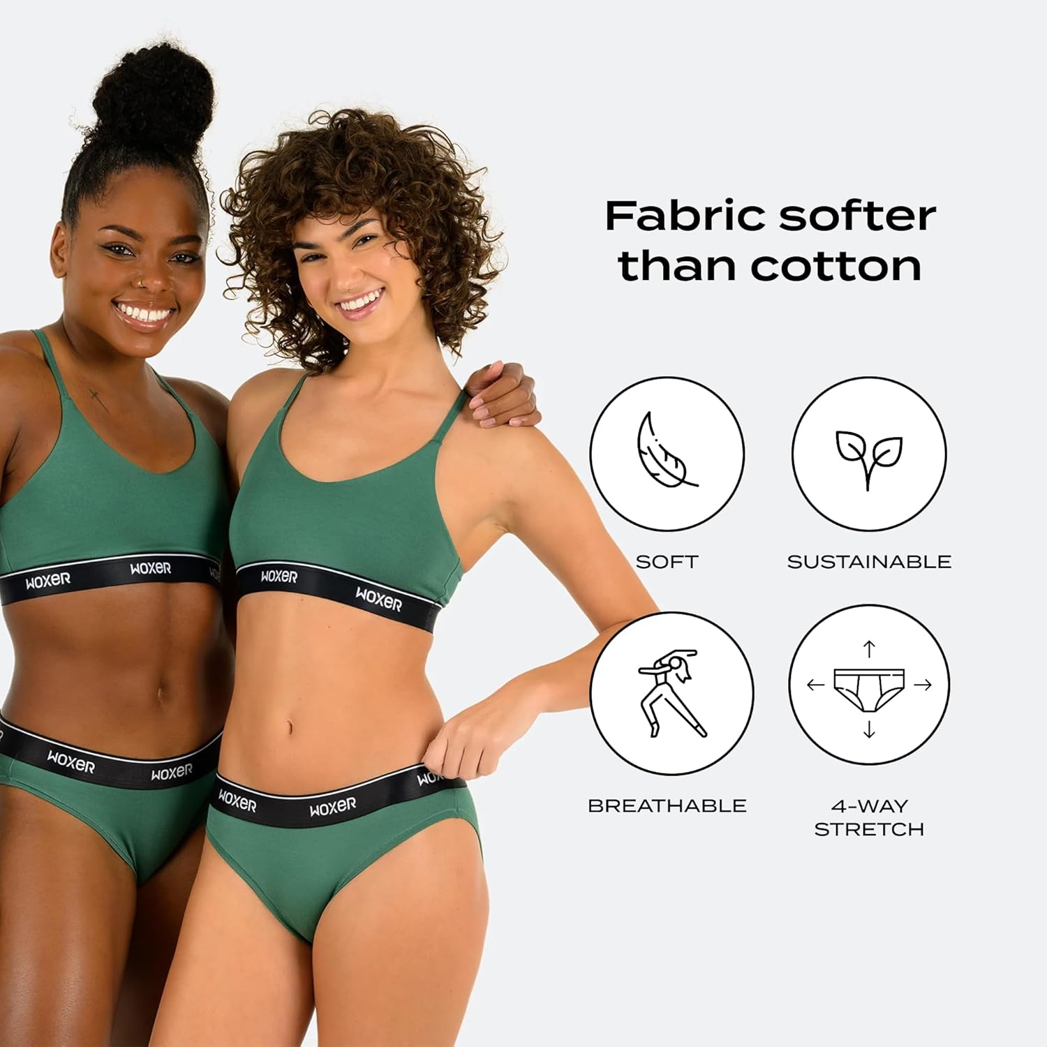 Woxer Women’s Seamless Bikini Underwear – Soft Modal, Chafe-Free, Moisture-Wicking Bikini Style Panties –Tag-Free Design - Image 4