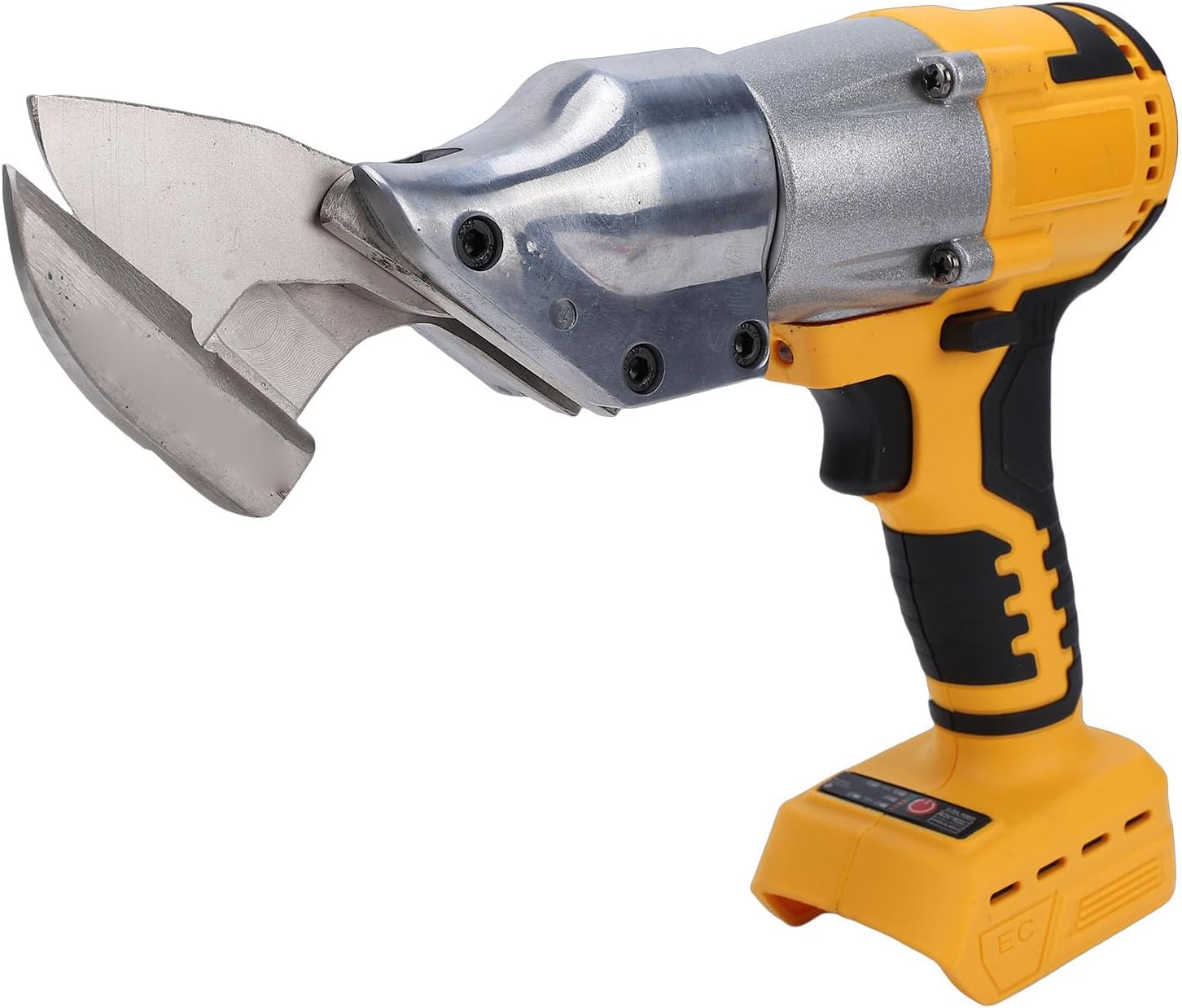 Cordless Metal Shears, 360 Rotating Head Variable Speed Electric Metal Cutting Scissors, Power Cutting Tool with Stepless Speed Control & LED Light, Ideal for Stainless Steel (Type 1)