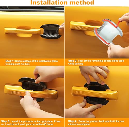 Miniatura 4 de Funda protectora de arañazos para Ford Bronco Sport 2021 2022 + funda para manija exterior de la puerta del automóvil para Ford Bronco Sport 2021