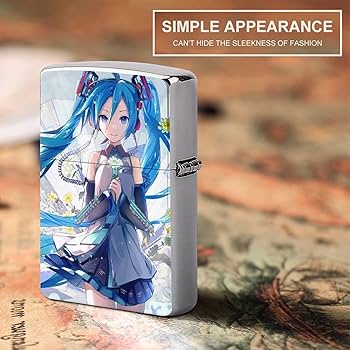 【新品未使用】初音ミク zippo風 オイルライター７点セット＋おまけ 新品未使用】初音ミク zippo風 オイルライター7点セット＋