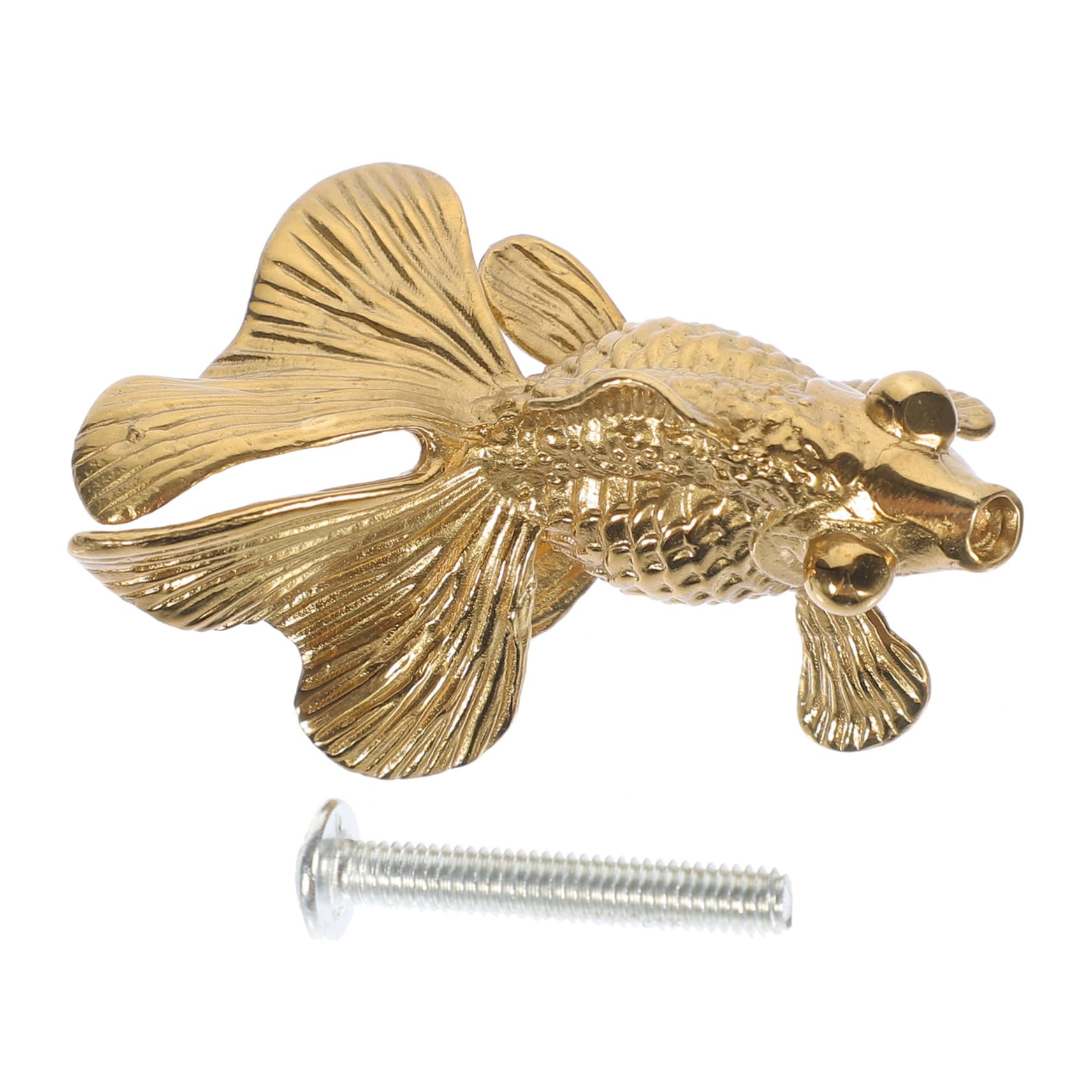 Housoutil 5 Pomelli Decorativi A Forma Di Animale in Ottone Per Cassetti Facili Da Installare Robusti
