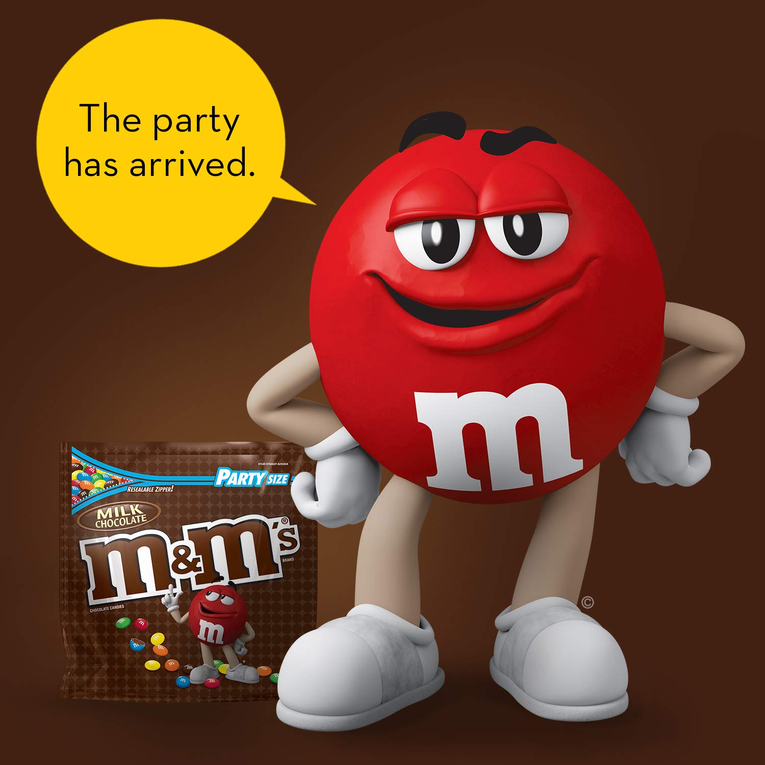 M&M'S Milk Chocolate Candy Party Size 38-Ounce Bag