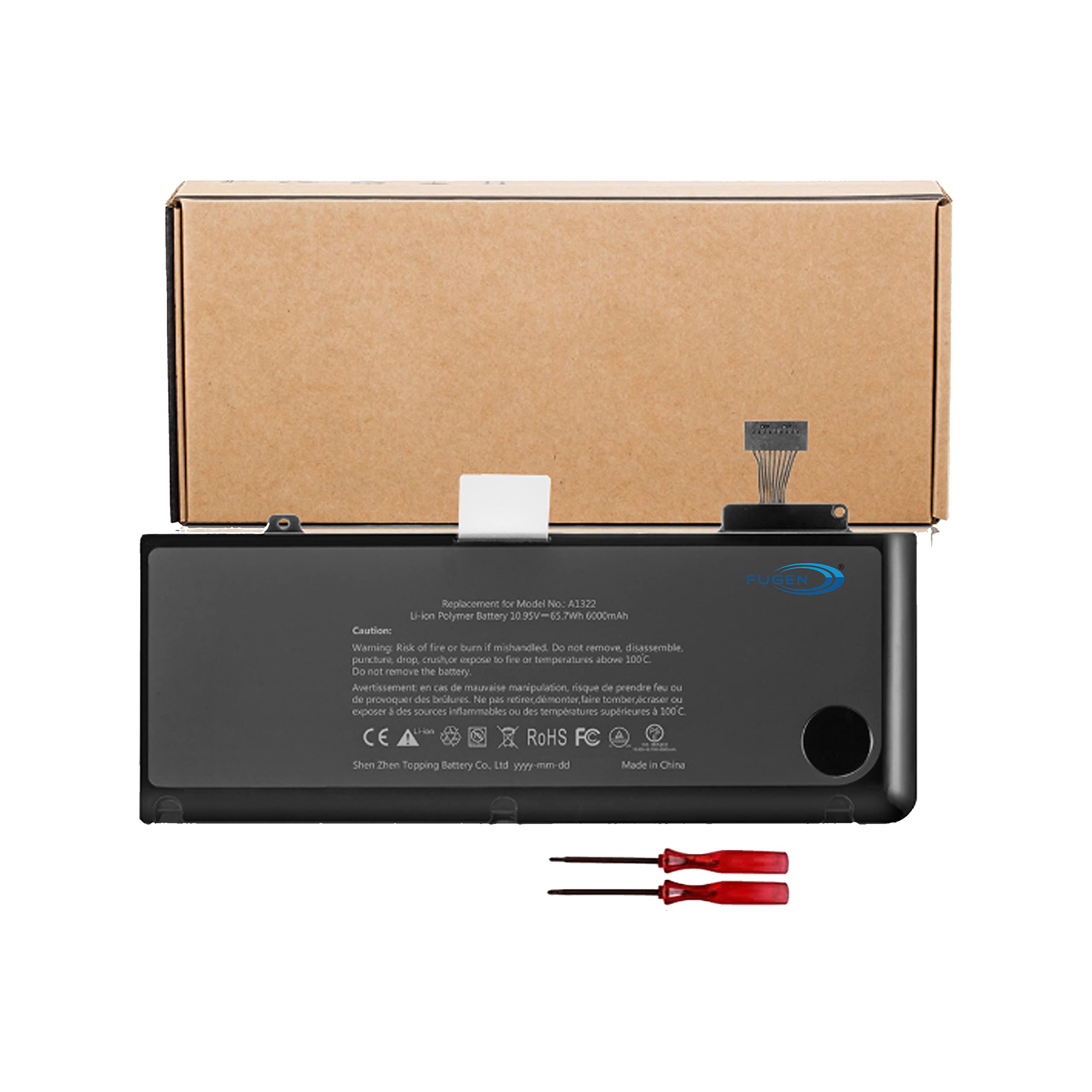 Fugen Laptop Battery Compatible for A1322 A1278 MacBook Pro 13 inch 13" Mid 2012, Late 2011,Early 2011,Mid 2010, Mid 2009 MB990LL/A MB991LL/A MC375LL/A MC374LL/A MD314LL/A MC724LL/A, Black (B01MTF70LH) Amazon Price History, Amazon Price Tracker