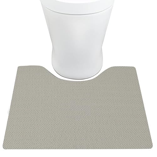 アイリスプラザ(IRIS PLAZA) アイリスオーヤマ マット ラグ トイレマット ヘリンボーン 幅約60×奥行約80cm MVTO-6080 ベージュ