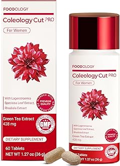 Coleology Cut PRO (30Days) - Support Weight Loss and Burn Calories for a Balanced Diet and Regular Activity, Nutrient Support, Green Tea Extract, Rhodiola Rosea, Korean Dietary Supplement