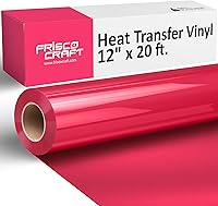 Vista 13 de Frisco Craft Rollos de vinilo HTV – Rollos de vinilo de transferencia de calor para impresiones personalizadas – Rollo HTV mate de 12 pulgadas x 20