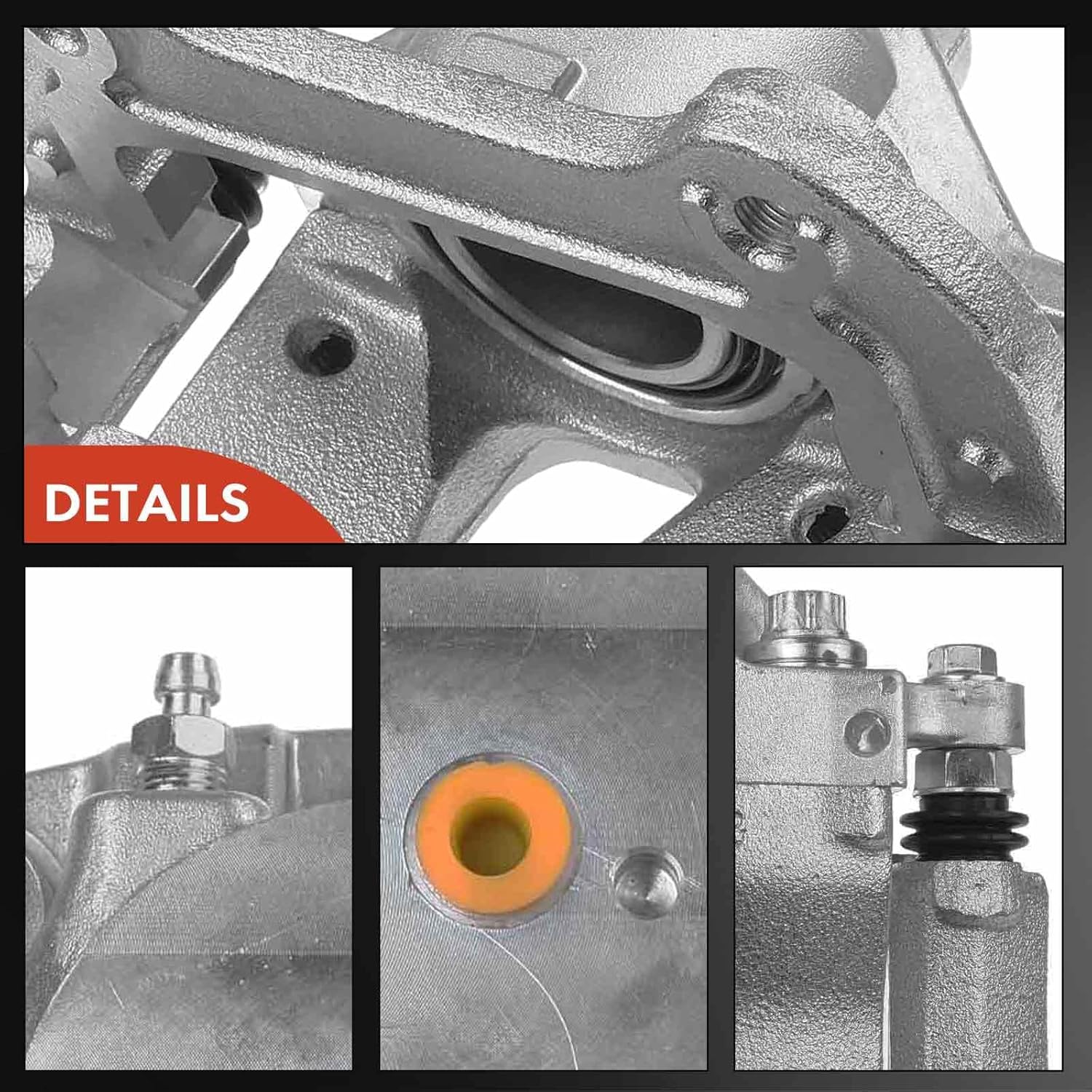 A-Premium Disc Brake Caliper Assembly with Bracket Compatible with Select Hyundai and Kia Models - Kona Electric/Niro EV 2019, Sonata 2015-2019, Optima 2016-2020 - Front Left Driver Side