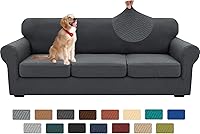 Vista 83 de XINEAGE - Fundas para sofá de 3 piezas, para sofá de 2 cojines extragrandes, funda súper elástica para sofá de 2 asientos, funda universal para sofá