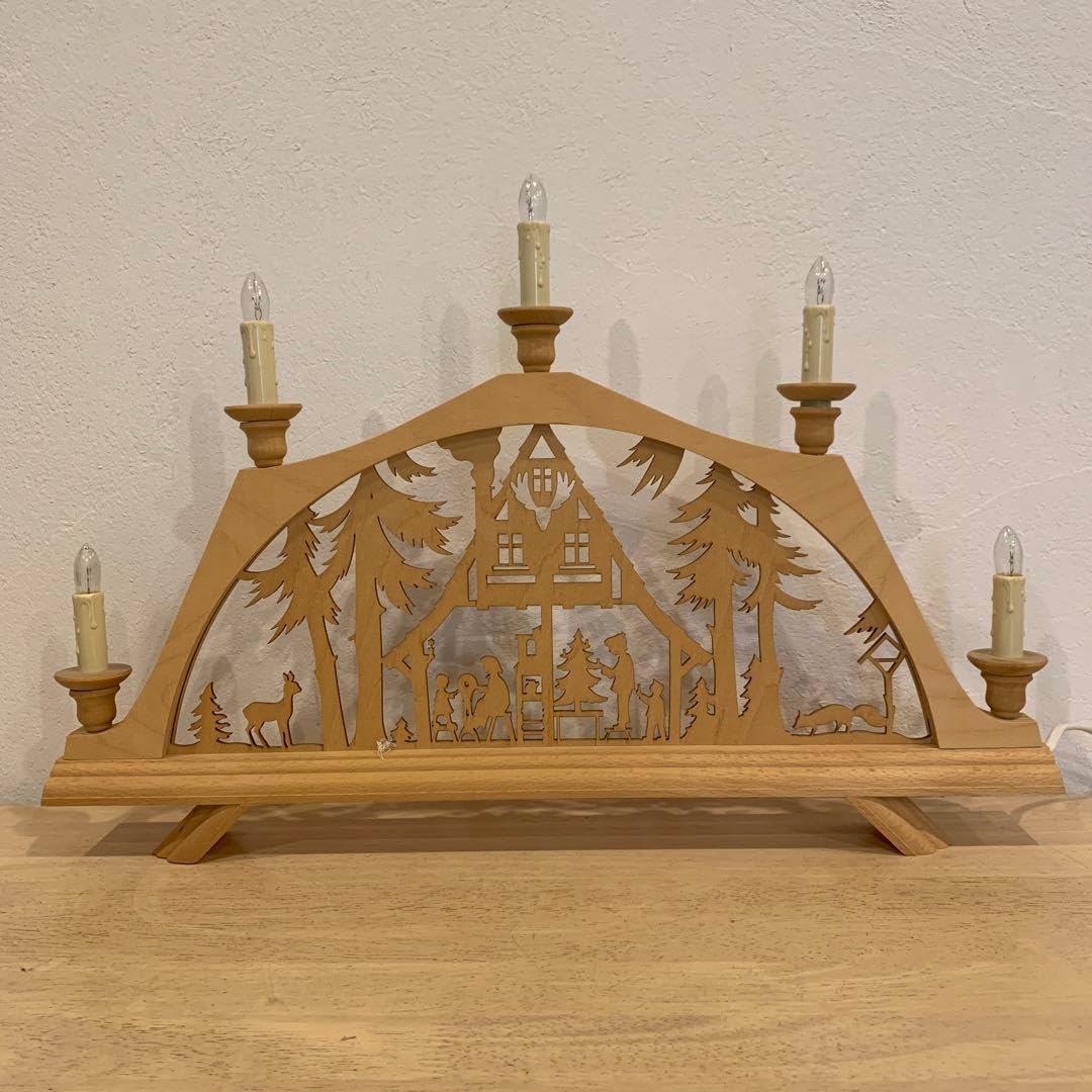 未使用】ドイツ キャンドルホルダー ミニチュア ポーセリン ワイン