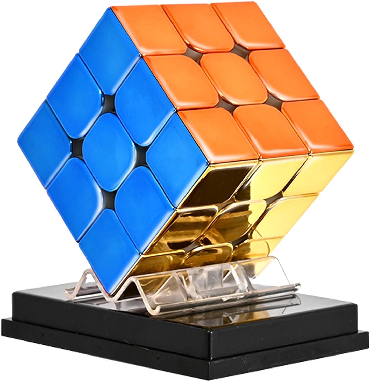 BroMoCube Cyclone Boys Mirror Magnetic Speed Cube with New Metallic Surface (Magnetic Version)