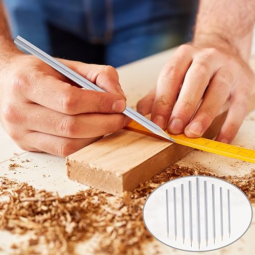 Miniatura 4 de Paquete de 48 lápices de soldadura plateados metálicos para soldadores, trabajadores de la construcción, plomeros, marcos, carpinteros, profesores,