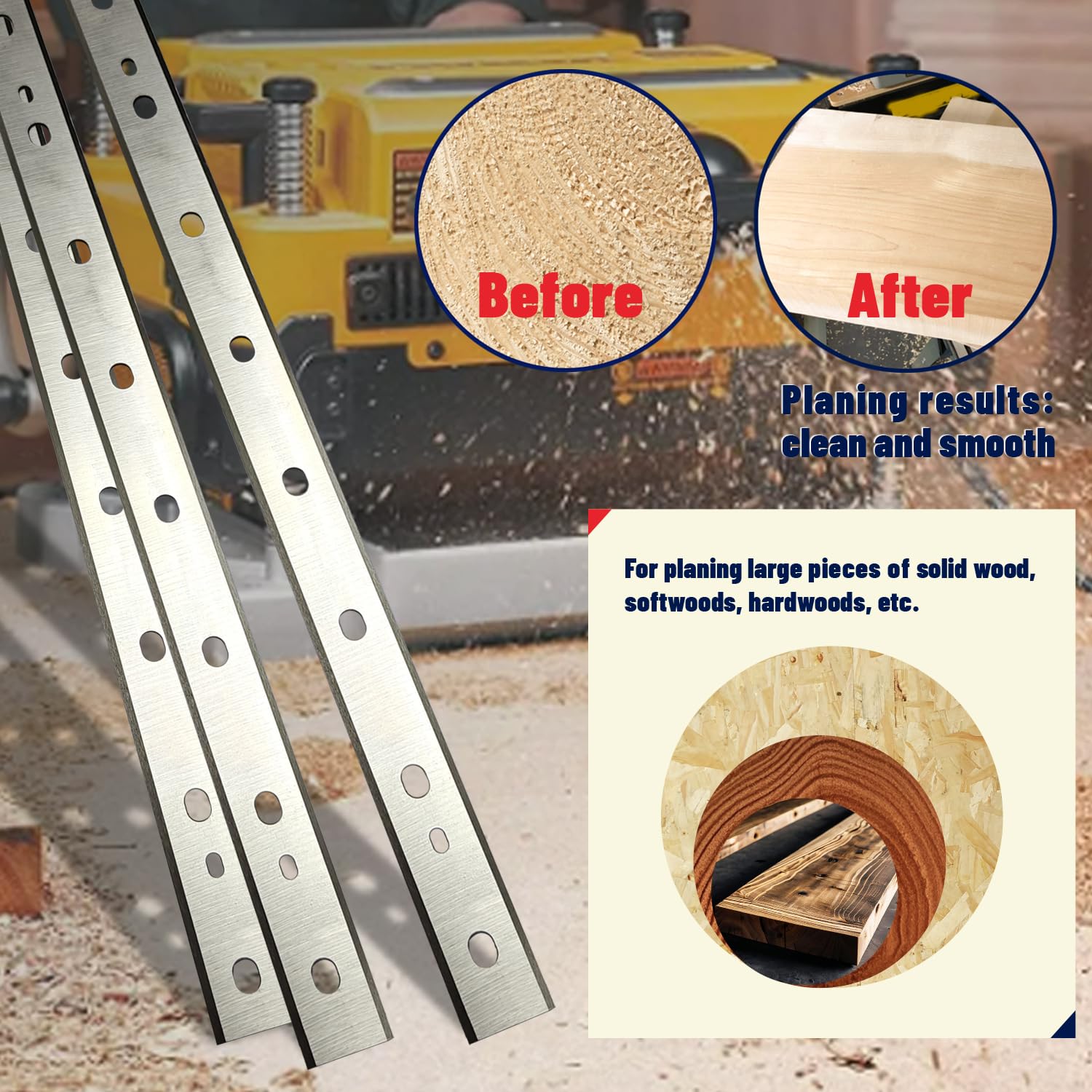 Dewalt Planer 13-nch Planer Blades Replaceent For DeWalt DW735, DeWalt - View #6