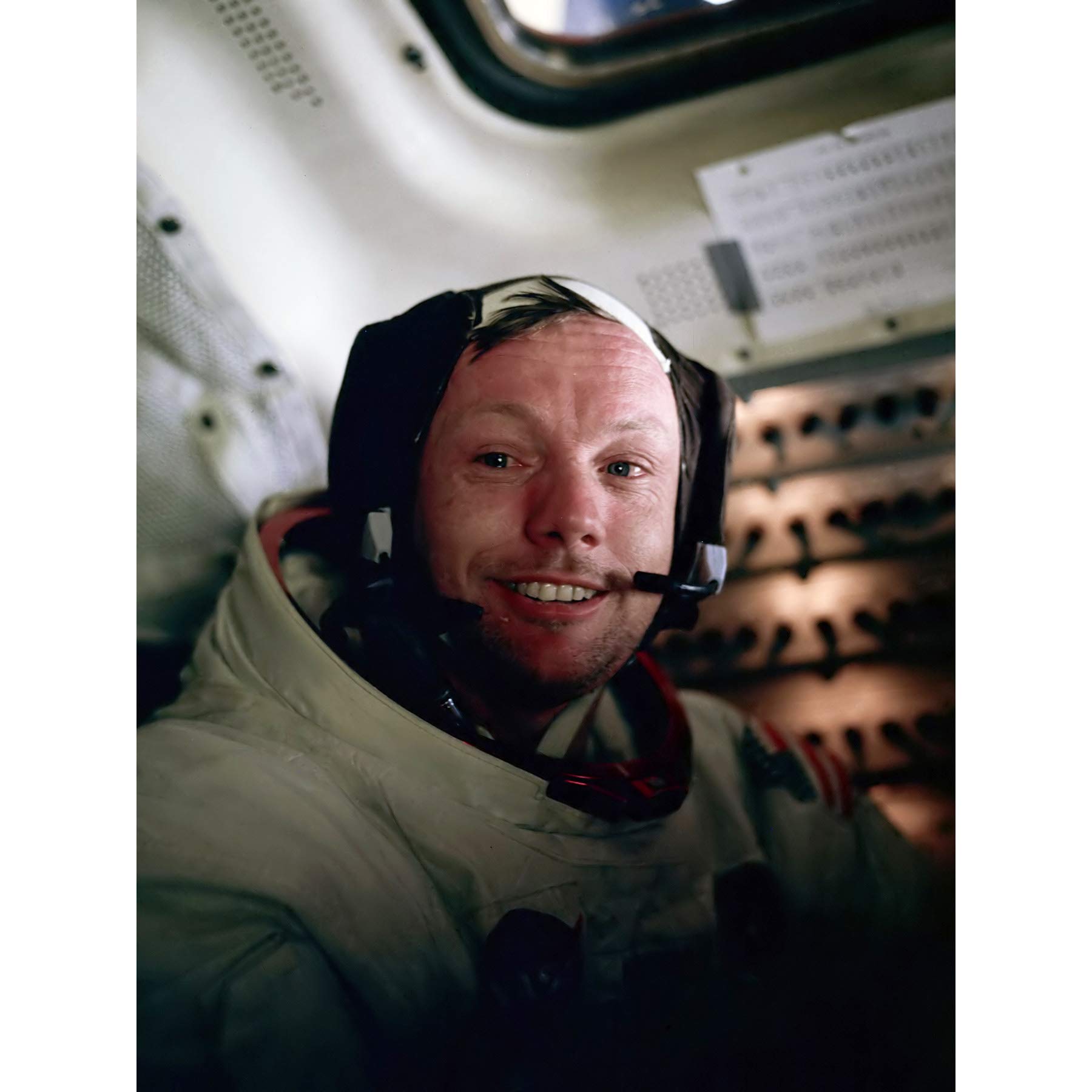 Aldrin NASA Astronaut Neil Armstrong Apollo 11 Flight Photo Large XL Wall Art Canvas Print