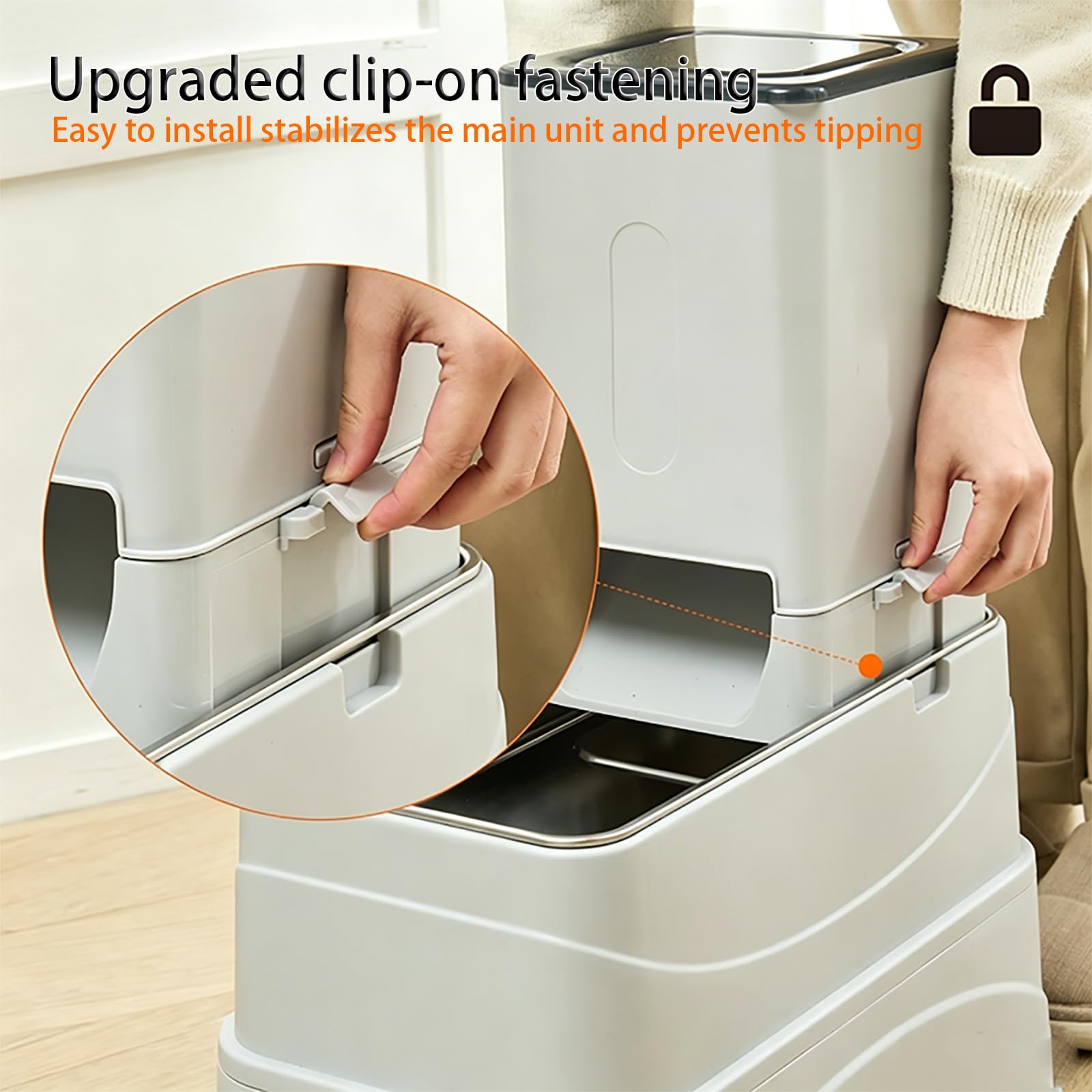 Marchul 8L Automatischer Hundefutterspender und Bewässerungs-Set, Erhöhter Edelstahl Hundefutter und Wassernäpfe, Automatischer Haustier Wasserspender Pet Feeder für Kleine Mittlere Hunde, Welpen