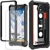 for Schock Volt SV55 Phone Case with Screen Protector Hard PC Soft TPU Shock Proof Protective Phone Case for Schock Volt SV55 SV55216 5.5 inch 2022 - Audio Cassette Tape