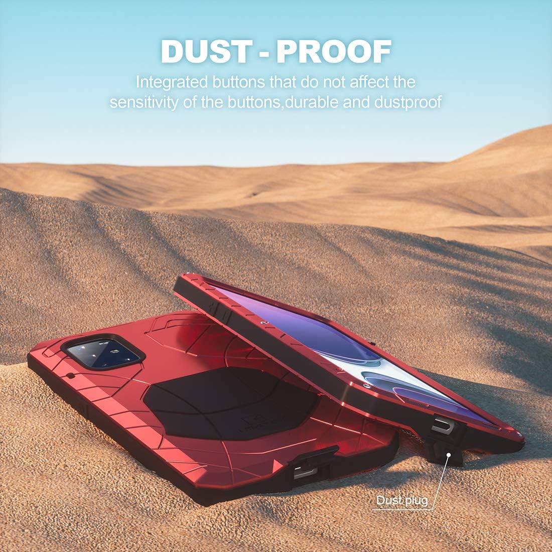 Best Deal 🛒 Foluu OnePlus 8T Case, OnePlus 8T Metal Phone Case, Armor Aluminum Metal Shockproof Bumper Frame Case Soft Rubber Silicone Military Hard Case with Screen Protector for OnePlus 8T 2020 (Red) Amazon Crazy 🔥 Deals Foluu OnePlus 8T Case, OnePlus 8T Metal Phone Case, Armor Aluminum Metal Shockproof Bumper Frame Case Soft Rubber Silicone Military Hard Case with Screen Protector for OnePlus 8T 2020 (Red)