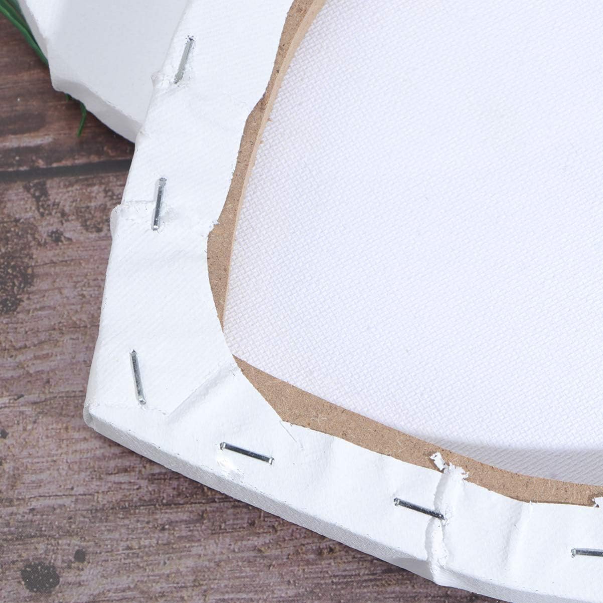 Painting Canvas Canvas Frame Blank White Boards Heart Painting Drawing Board Cotton Art Panels for Oil Watercolor Paint 2pcs (Width 40cm) Frame