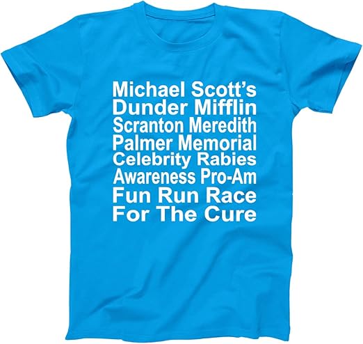 michael scott race for the cure shirt