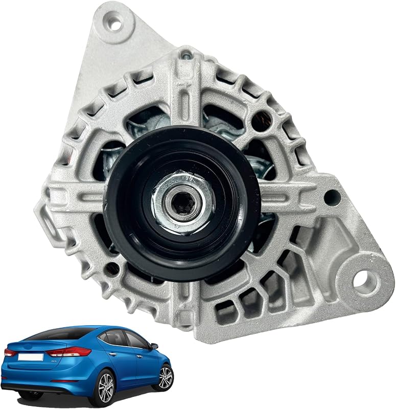 Alternador S SONLEE 12 V 90 A para Hyundai Elantra, Elantra Coupe, Elantra GT, Kia Forte, Forte Koup, Forte5 e Soul – 1 unidade