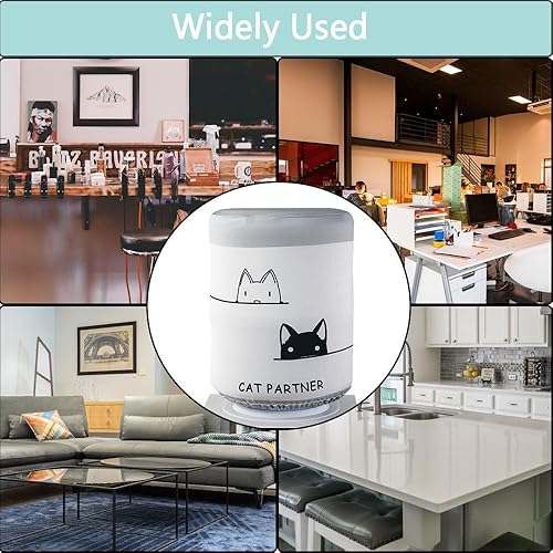 Miniatura 4 de PIVHWIR Dispensador de agua para barril, dispensador de agua reutilizable, a prueba de polvo, cubierta de cubo de tela para botella de agua de 5