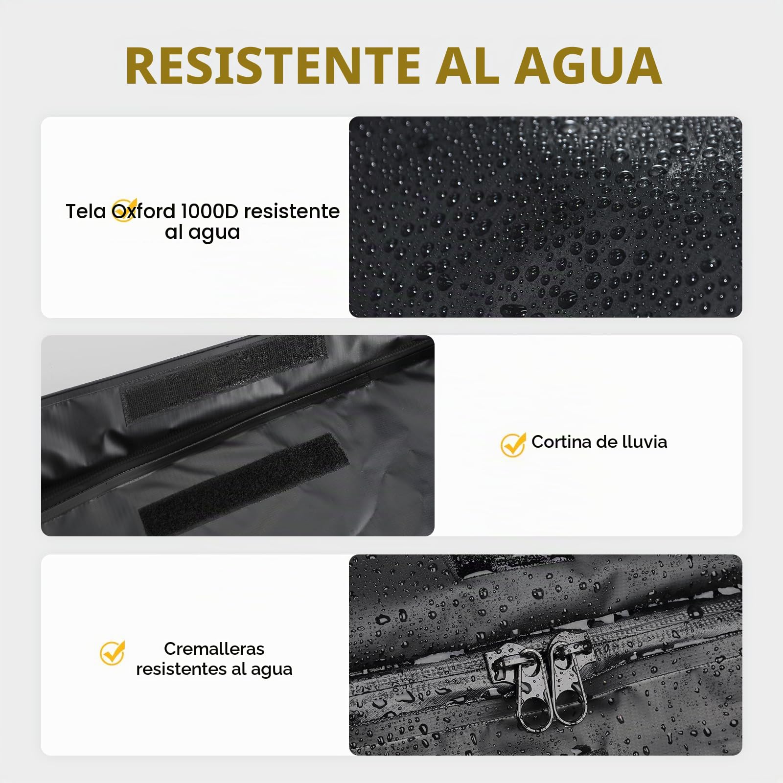 BougeRV Bolsa de Transporte de Carga de Enganche Impermeable/Impermeable para Coche, camión, SUV, Furgonetas, bandejas y cestas de Montaje Trasero, 48 Pulgadas de Largo x 20 Pulgadas de Ancho x 22