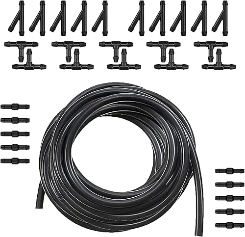 QODOLSI Juego de 30 mangueras de goma para limpiaparabrisas de automóvil de 13.12 pies, tipo I, tipo Y, tipo T, accesorios de repuesto de limpieza,