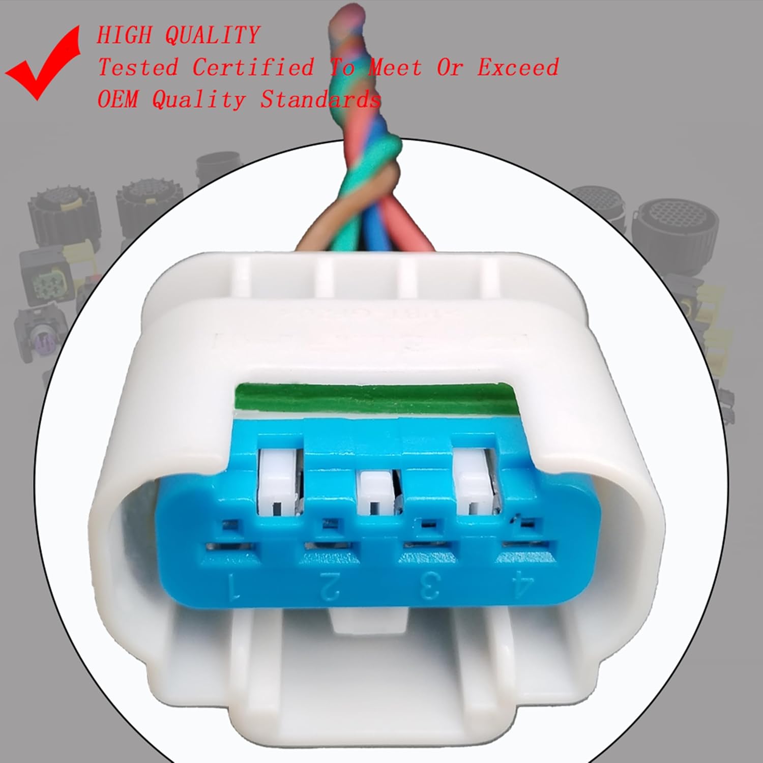 NEW OE 4PIN Fuel Pump Harness Connector Plug E3801M SP6632M P76665M For Chevy Malibu 2009 2010 Pontiac G6 Saturn 2.4L 3.5L Saturn Aura 2009 2.4L