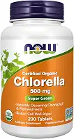Clorela Orgânica Chlorella 500mg Importada EUA 200 Tabletes