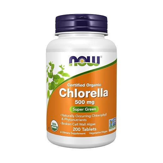 Clorella Premium Eleve Life Vegana p/ 60 dias 180 Cápsulas | Suplemento Natural de Chlorella para Detox, Energia, Imunidade e Bem-Estar Clorela Orgânica Chlorella 500mg Importada EUA 200 Tabletes