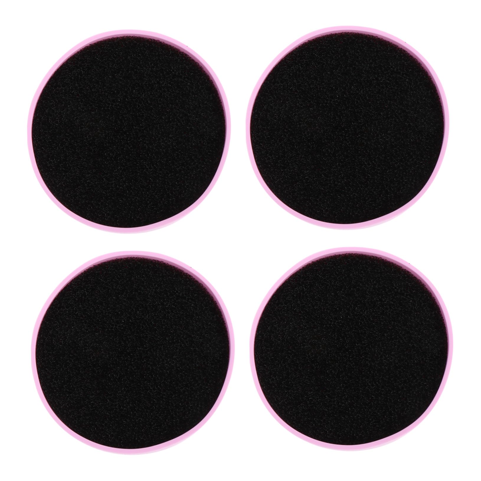 Beatifufu 4Pcs Eye Shadow Brush Cleaning Sponge Soft Cosmetic Brush Cleaner Tool for Effortless Makeup Brush Maintenance for Removing Powder Residue