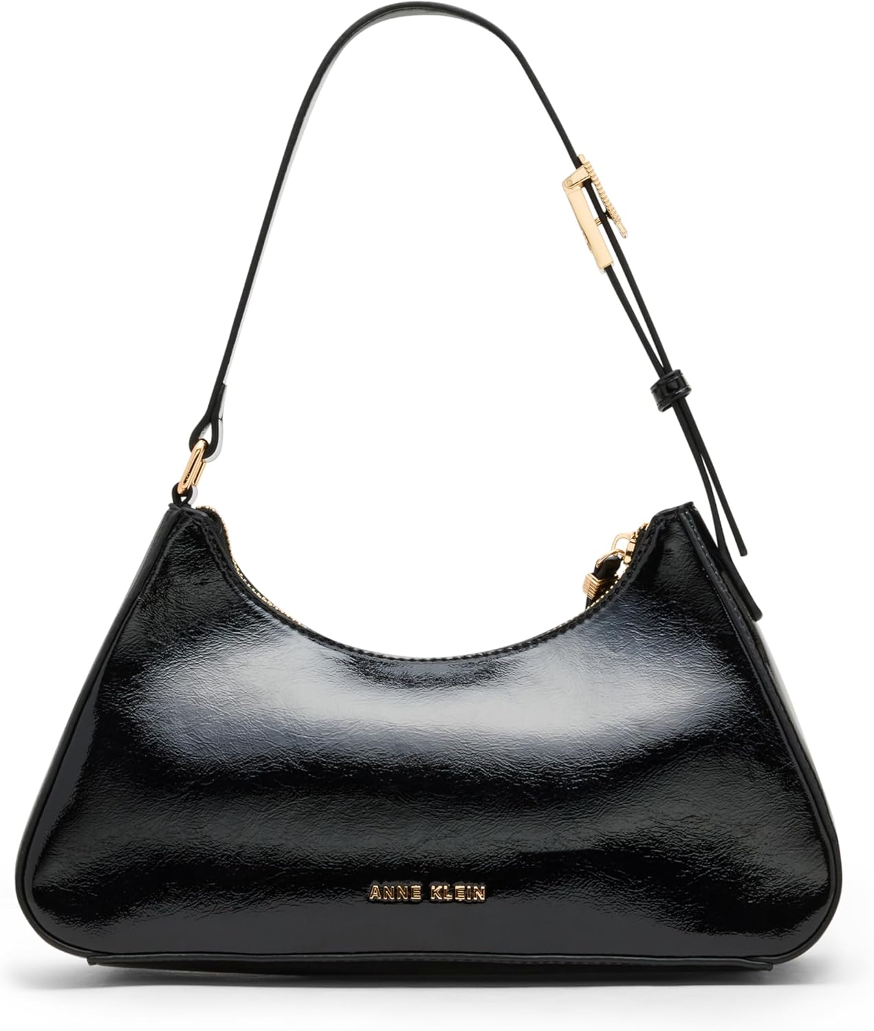 Anne Klein Womens East West Shoulder Bag, Black - Image 2