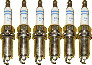 BMW Spark Plugs Platinum Plug Set Bosch OEM 158253 / FR7NP P332 (6pcs)