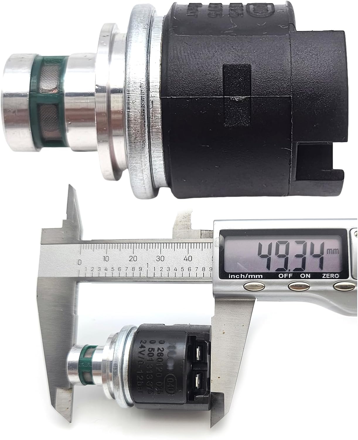 24V Transmission Control Solenoid Valve Compatible with New Holland CASE 621B 721B 821B 921B Wheel Loader 242137A1 0501313375