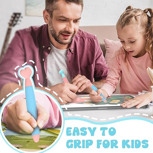 Miniatura 3 de GUUGEI Lápiz capacitivo para pantalla táctil (paquete de 4) compatible con iPhone, iPad, Fire HD, tabletas, lápiz, no extraíble, lápiz de agarre