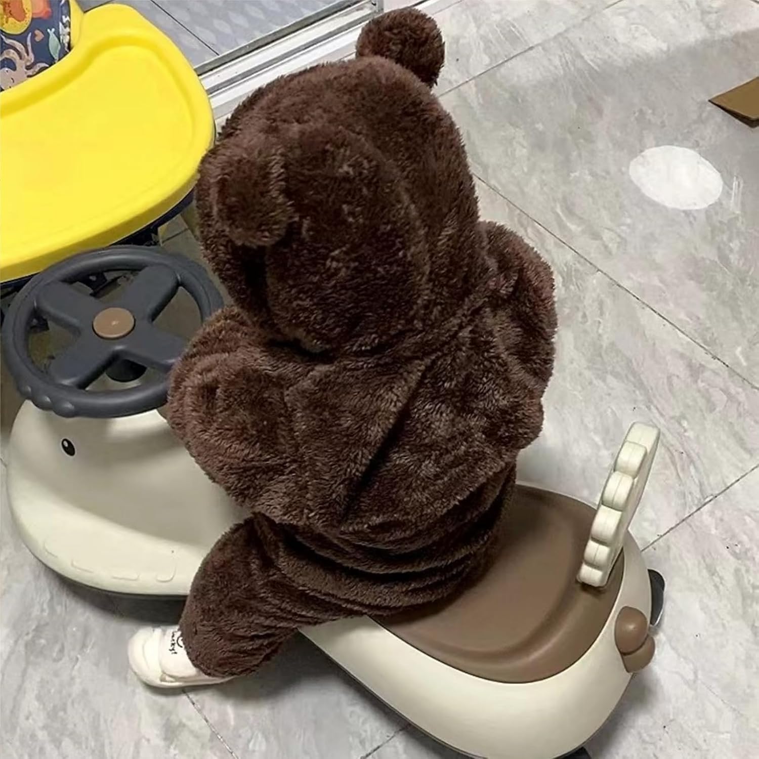 Newborn Baby Romper Fleece Onesie Jumpsuit Toddler Warm Hooded Outwear Outfits for Infant - Image 5