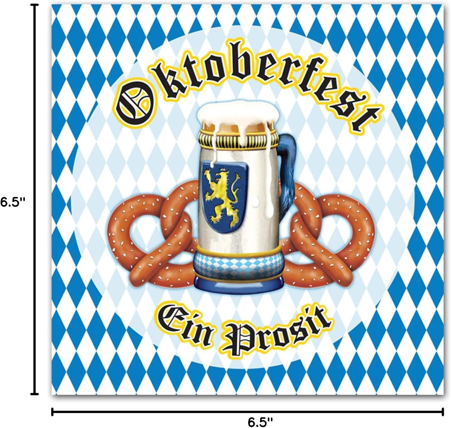 Beistle Oktoberfest Luncheon Napkin, 16 per pack