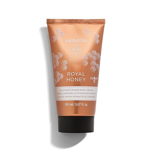 Miniatura 1 de Apivita Royal Honey Crema Corporal Para Piel Seca 5.1 fl oz - Una Crema Corporal Hidratante Terciopelo Con Miel y Aceites Esenciales - Hidrata y