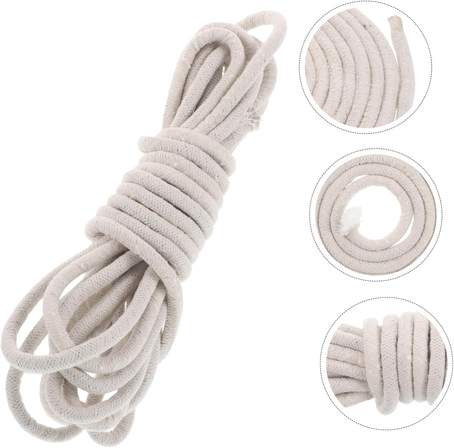 10M Handwoven Cotton Rope Multi Functional Thick String for Crafting DIY Projects Water Absorbing Versatile Use Weaving