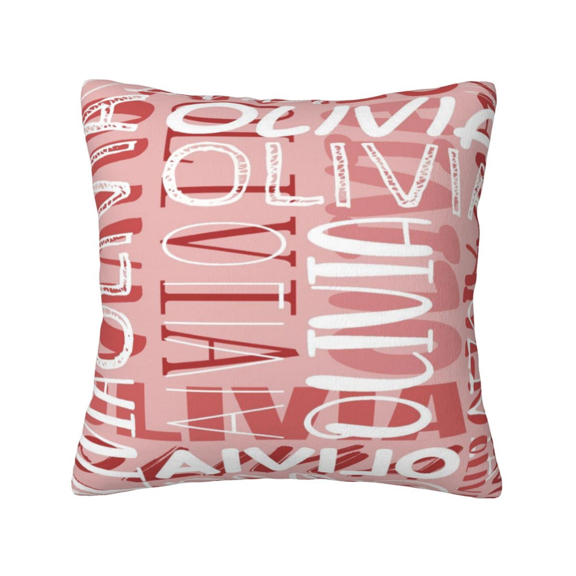 NGGBBDYGB Custom Throw Pillow Photo Pillow Personalized Name Pillow 18x18 Pillow Covers For Her